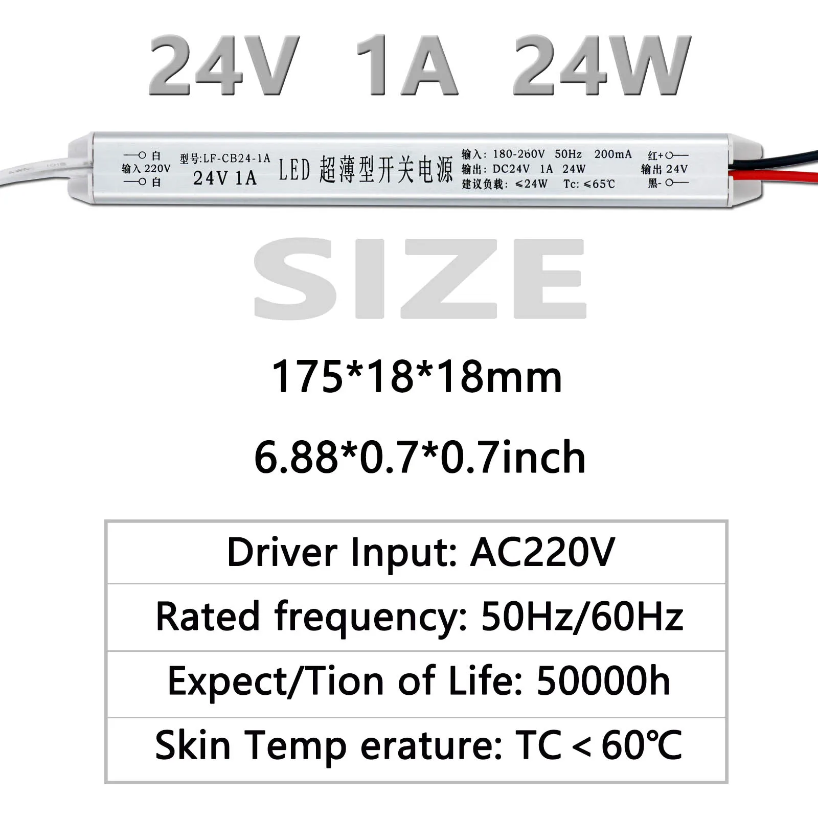 LED Driver Power Supply 220V to 24V Switching LED Driver Lighting Transformer 1A 1.5A 2.5A 3A 24W 36W 60W 72W For LED Light