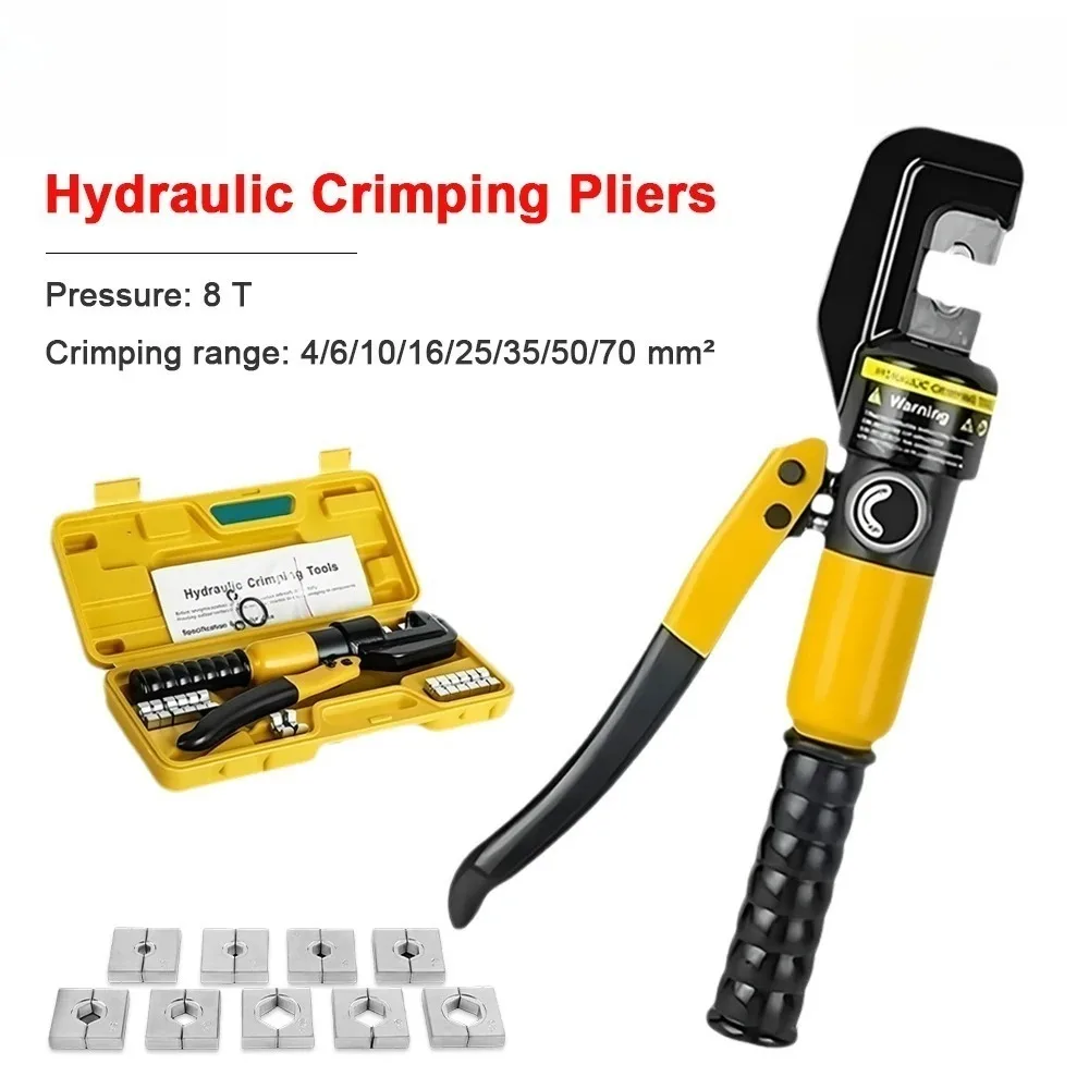 All In One Hand Operated Hydraulic Crimper Integral Design Cable Terminal Crimping Tool