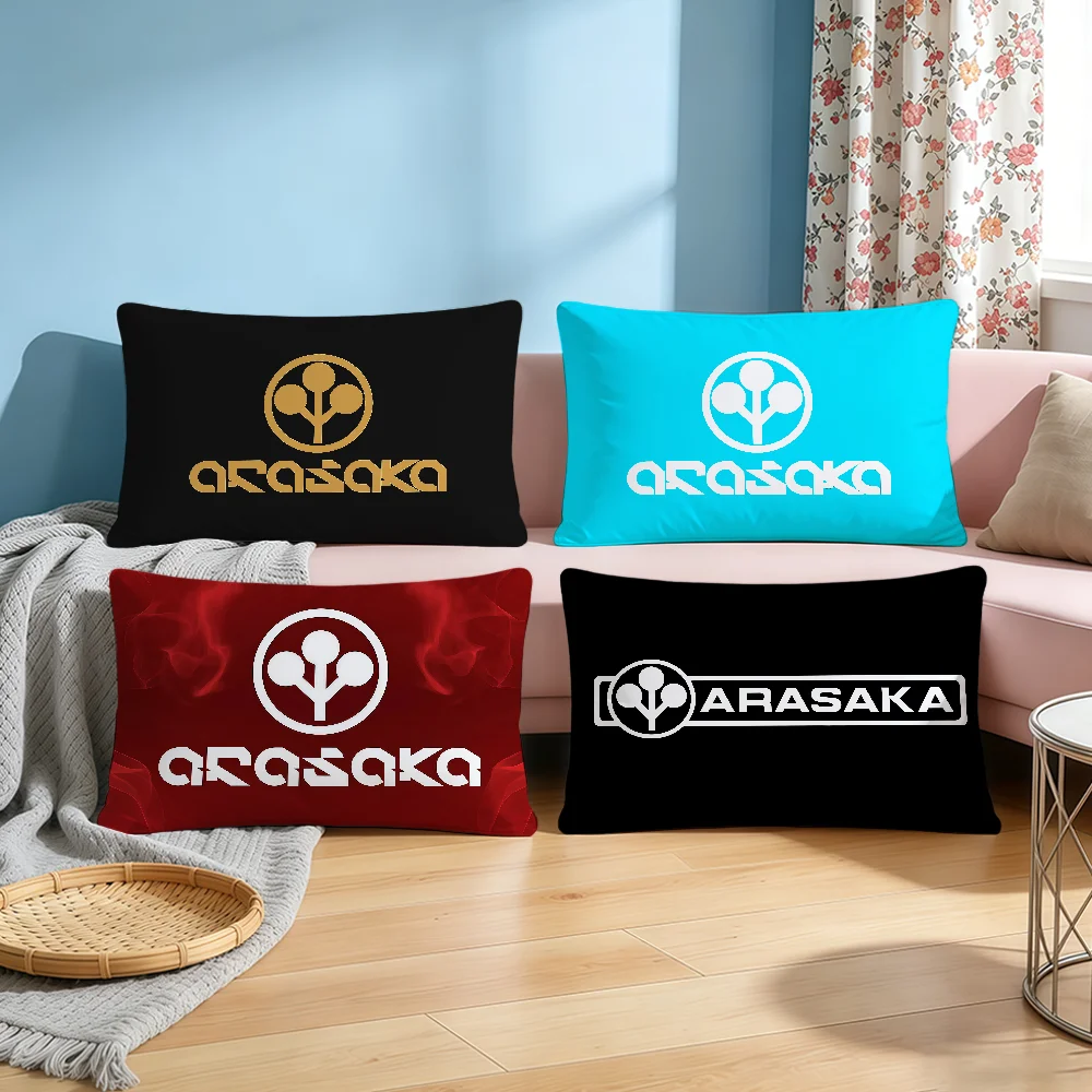 A-Aarasaka Logo 2077 Cushion Cover Rectangle Decorative Long Pillow Cases Sofa Bench Bedroom Chair LivingRoom