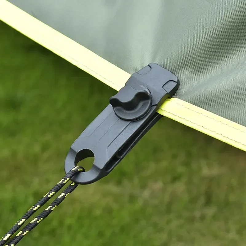 5PCS Camping Tarp Clips Clamp Canvas Heavy Duty Lock Grip Tent Fasteners Clips Pool Awning Bungee Cord Car Tighten for Outdoor