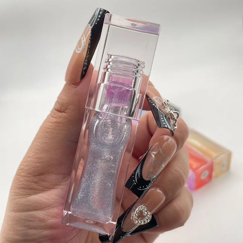 

Масло для губ под частной торговой маркой, индивидуальный логотип, 9-цветный перламутровый блеск для губ, меняющий температуру, мерцающий влажный блеск для губ, макияж, веганский