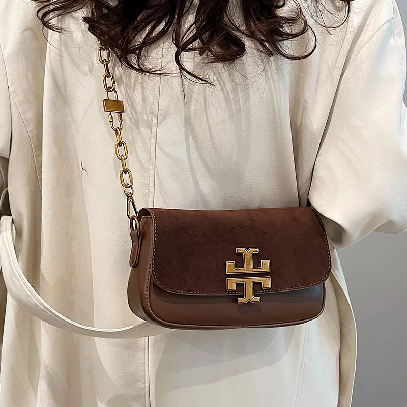 Herfst Winter Vintage kleine vierkante tas voor dames Retro schoudertas met handvat aan de bovenkant, unieke designer crossbody voor dagelijks gebruik