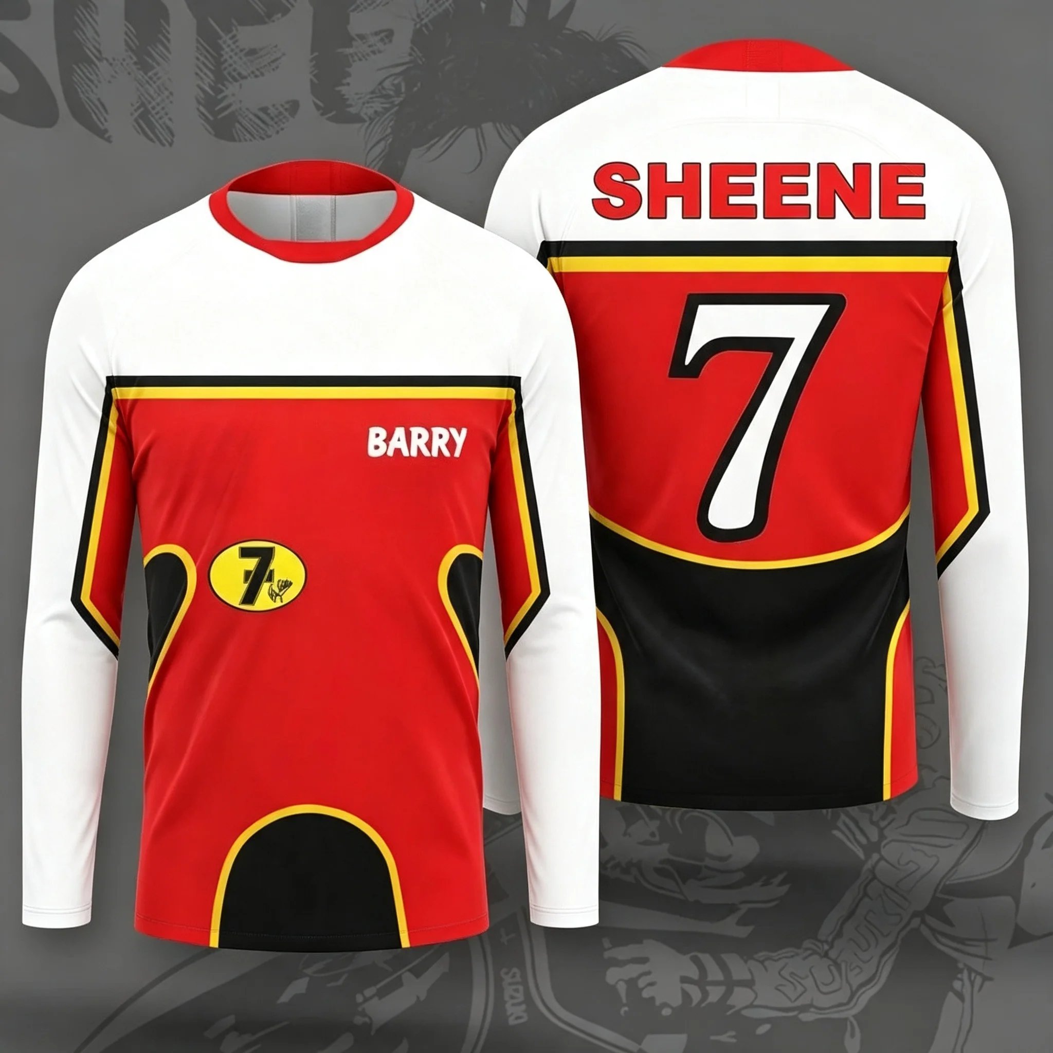 Barry Sheene 7 Driver Fans Men Long Sleeve T-shirt Summer Short Sleeve Sports Male Clothes Tee Tops Men's T Shirts
