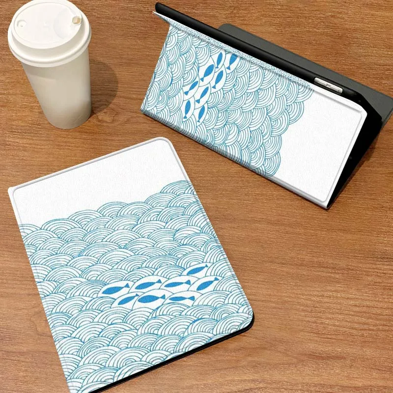 

Cartoon Parrot Leaf Pattern Case For Samsung Galaxy Tab S6 S7 S8 S9 S10 S11 FE Plus Lite Tablet