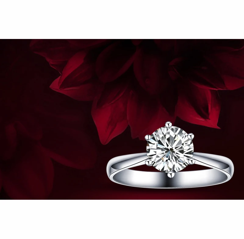 Top Quality 925 Sterling Silver Wedding Gifts For Men Women Promise Rings Simple Arrow Design With Shining Zircon Size5-13
