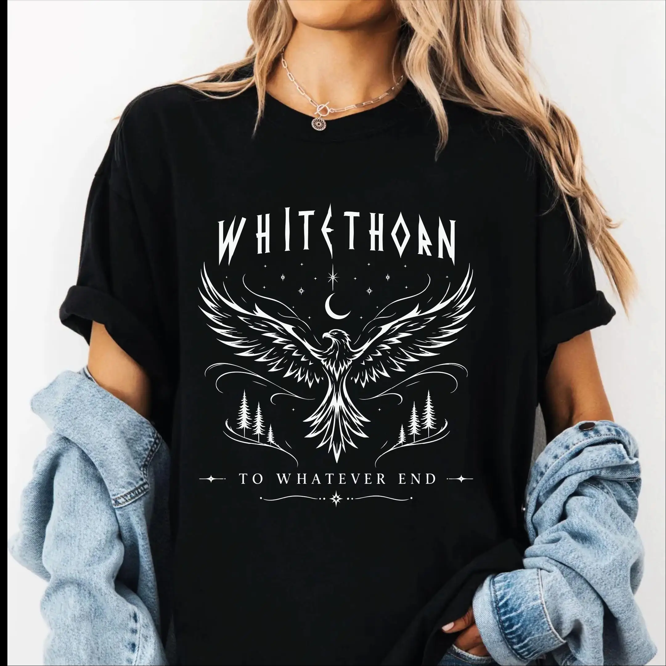 Rowan Whitethorn Shirt, Throne of Glass  T-shirt, SJM Merch, To Whatever End