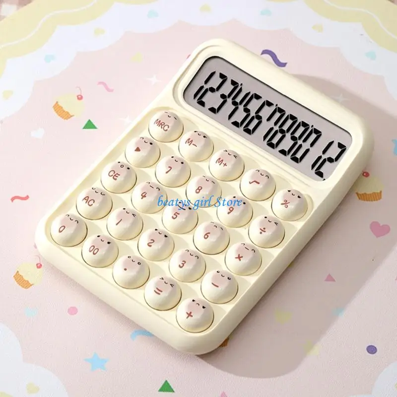 

C7AB очаровательный хлеб большой калькулятор кнопки ЖК -дисплей большой экран Электронный калькулятор