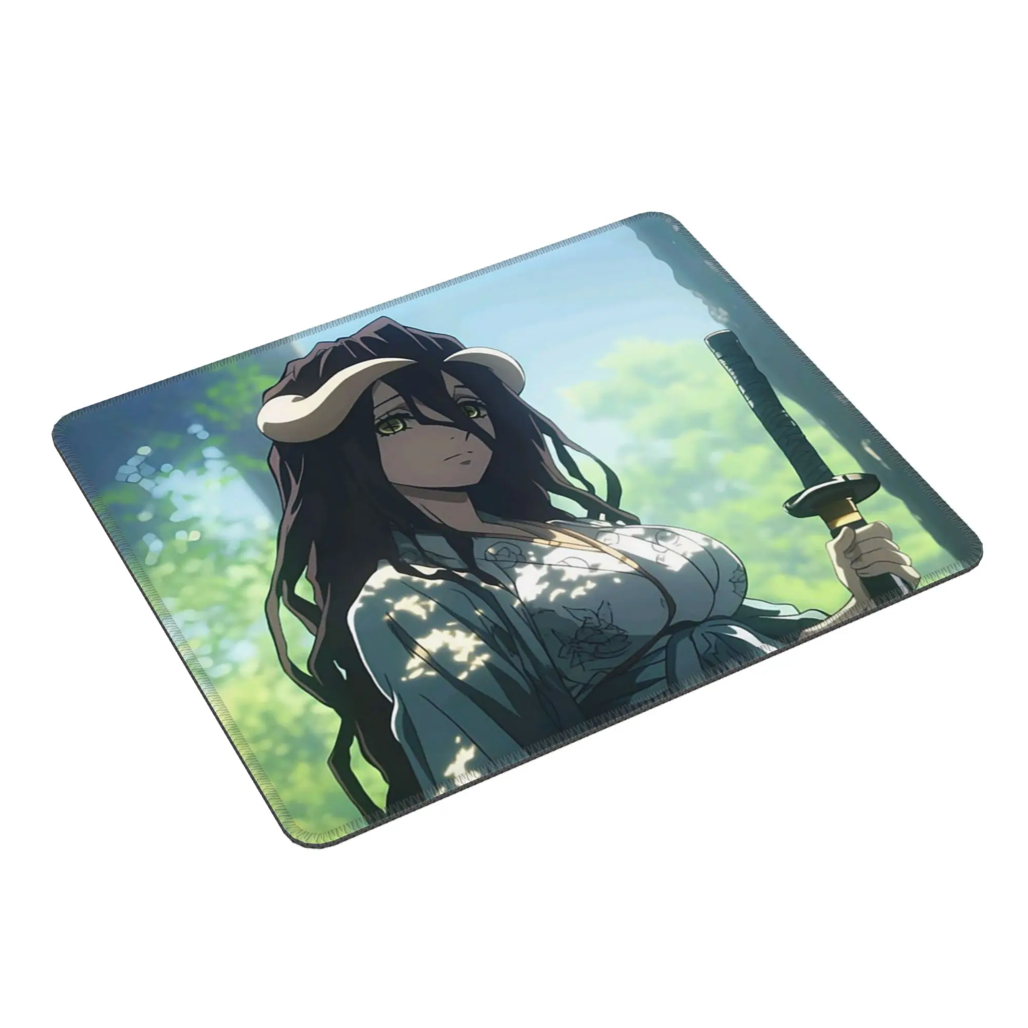 Adventure Anime Albedo Overlord Mouse Pad Computer Keyboard Mouse Mat Gamer PC Laptop Desk Mat Office Accessories Table Mats