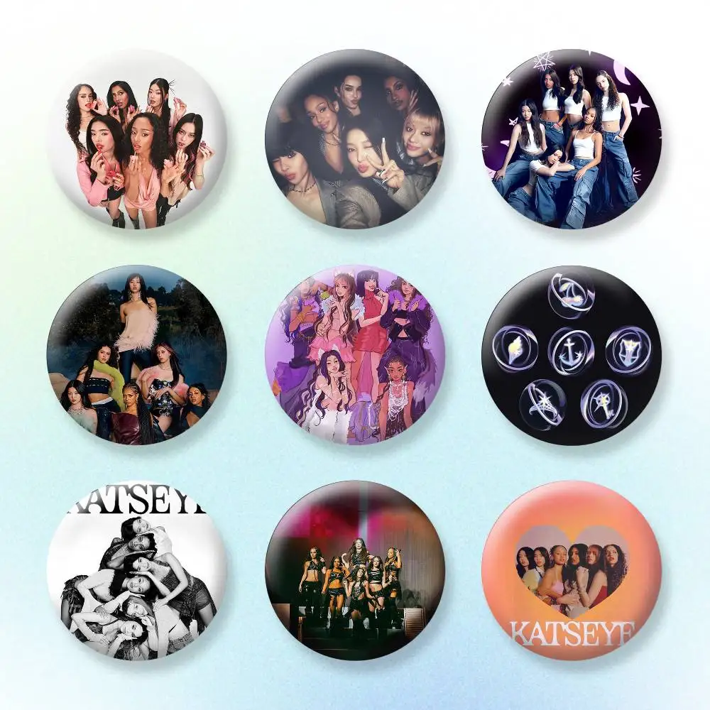

Kpop Band K-Katseye Badges Creative Tinplate Button PinsBrooch Badge Clothes Backpack