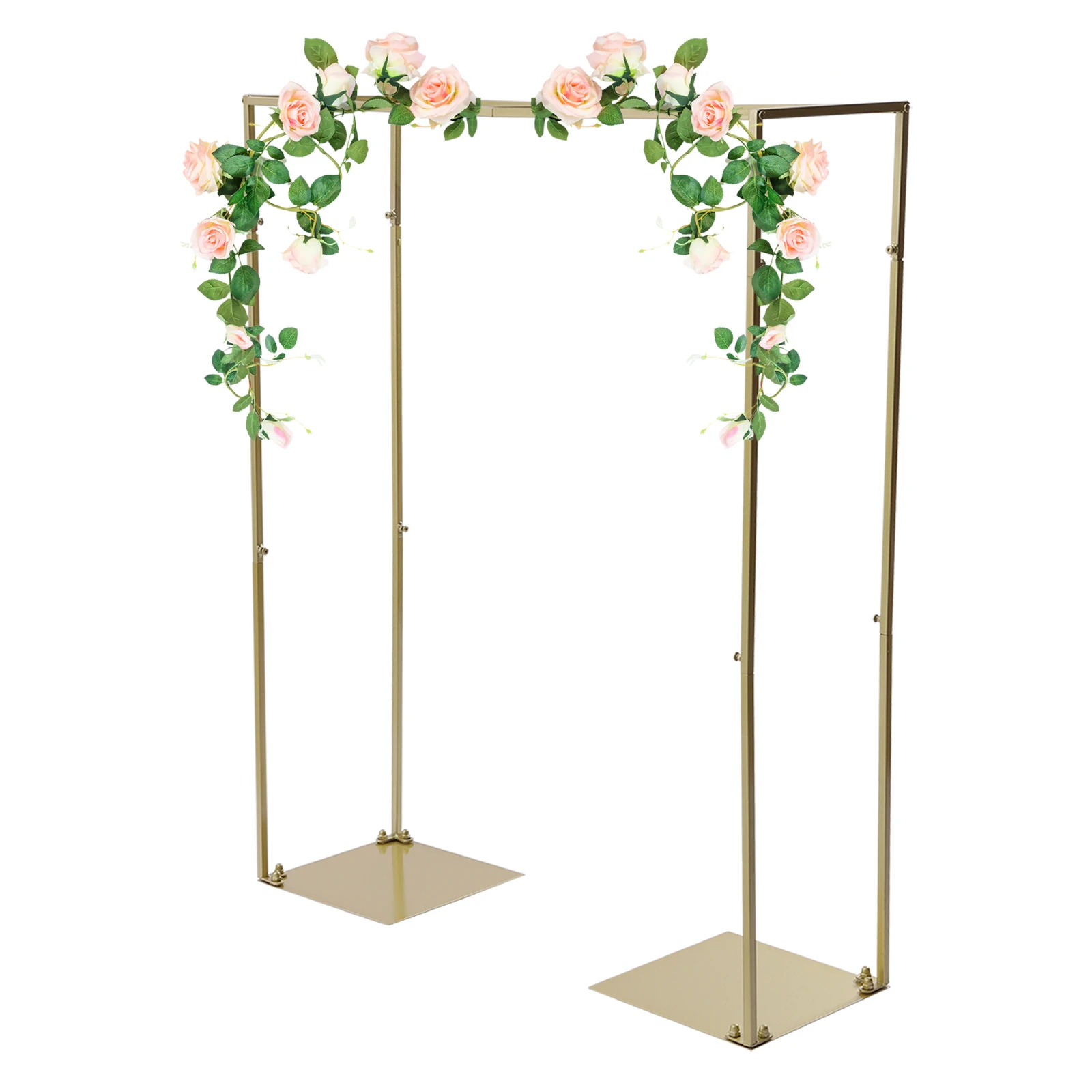 3.9ft Tall x 3.3ft Square Metal Wedding Garden Arch wedding aisle decorations  arche florale  balon çemberi  backdrop stands