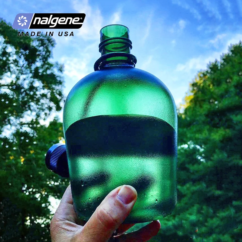 Imagem -05 - Nalgene-garrafa de Água Esportiva à Prova de Fugas Exterior Camping Caminhadas Materiais Saudáveis Tritan Garrafa 1000ml