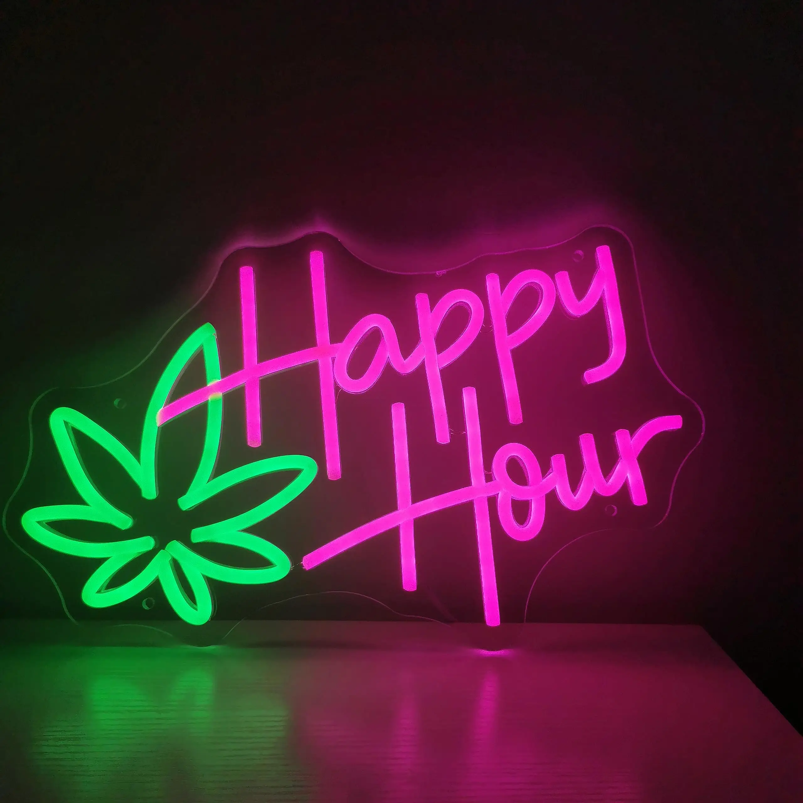 

Happy Hour Neon Sign for Wall Decor With USB Switch LED Neon Sign For Beer Bar Neon Light Sign Wedding Birthday Party Decoration