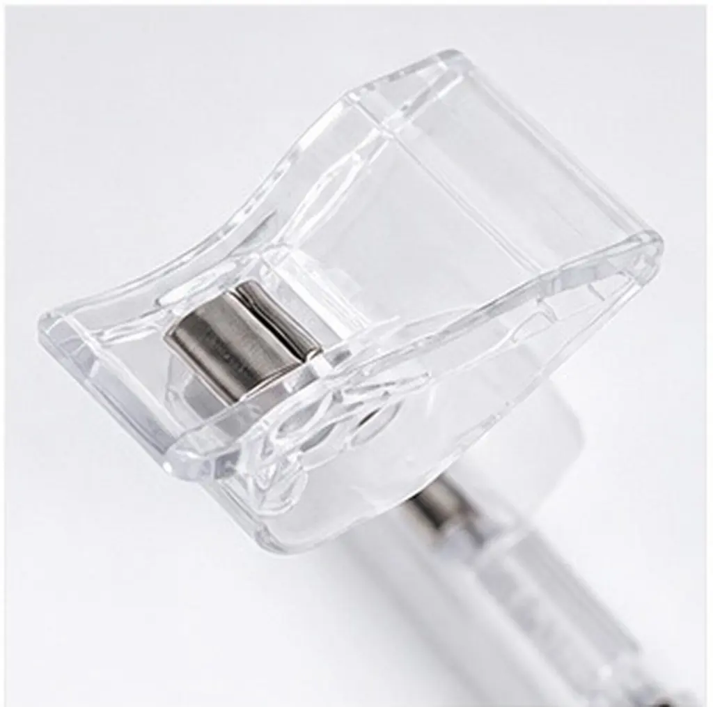 25Pcs Universal Double Display Label Clip Rotatable Sign Holder Ideal for Retail Stores Clear Price Tag Display Plastic Sign