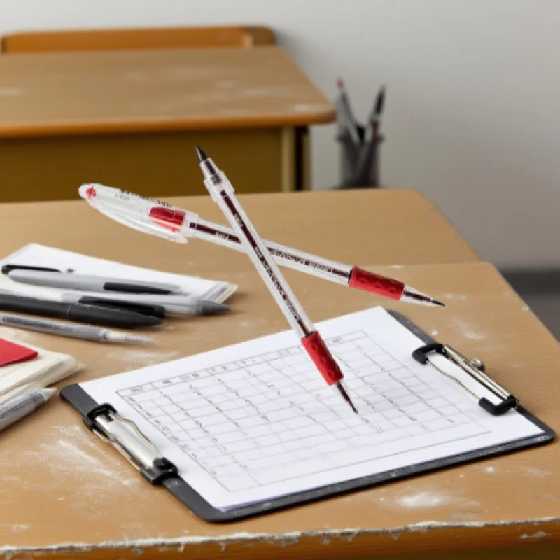 Smooth Writing 0.7mm Ballpoint Pens - 2 Fine Tip Tasks in Red