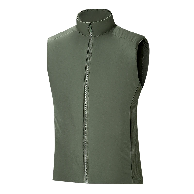 High-Quality Men's Fashionable Versatile Outdoor Trendy Vest Casual Pure Color Vest Jacket for Traveling