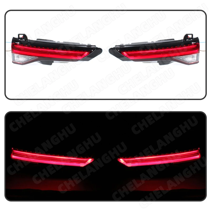 1Pair Inside Tail Rear Lamp light For Mitsubishi Outlander PHEV 2022 2023 2024 LED Brake Lamp Car Accessories 8330B185 8330B186