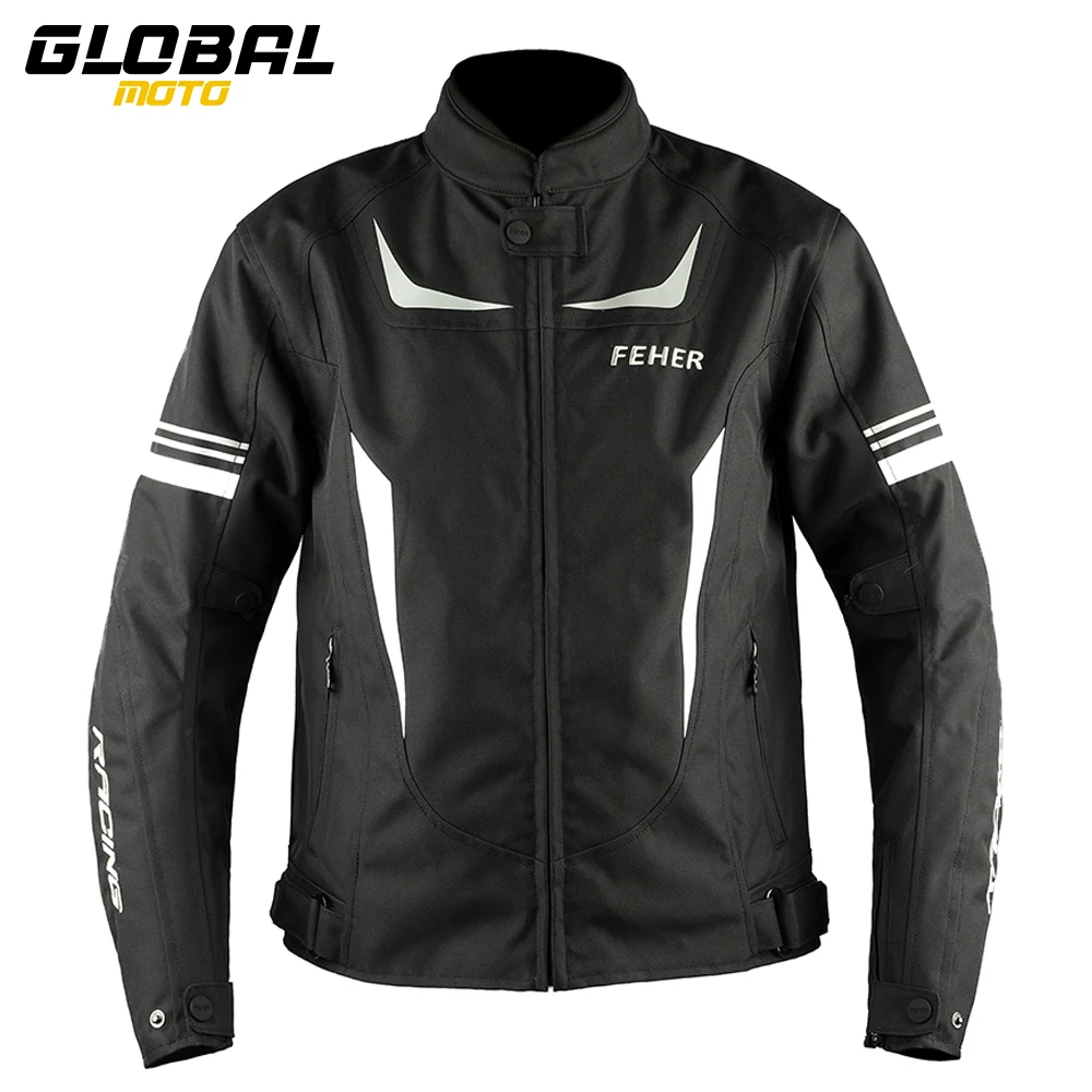 

Reflective Motorcycle Jacket Detachable Waterproof Warm Inner Liner Motocross Jacket Men Wear Resistant