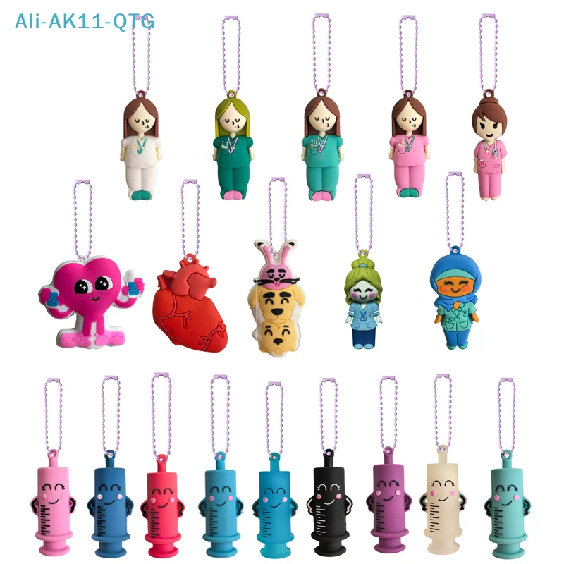 NEW Ampoule Bottle Opener Keychain Syringe-Shaped Cutter Nurse Doctor Ampoule Bottle Opener Aid Medication Vial Breaker Tool