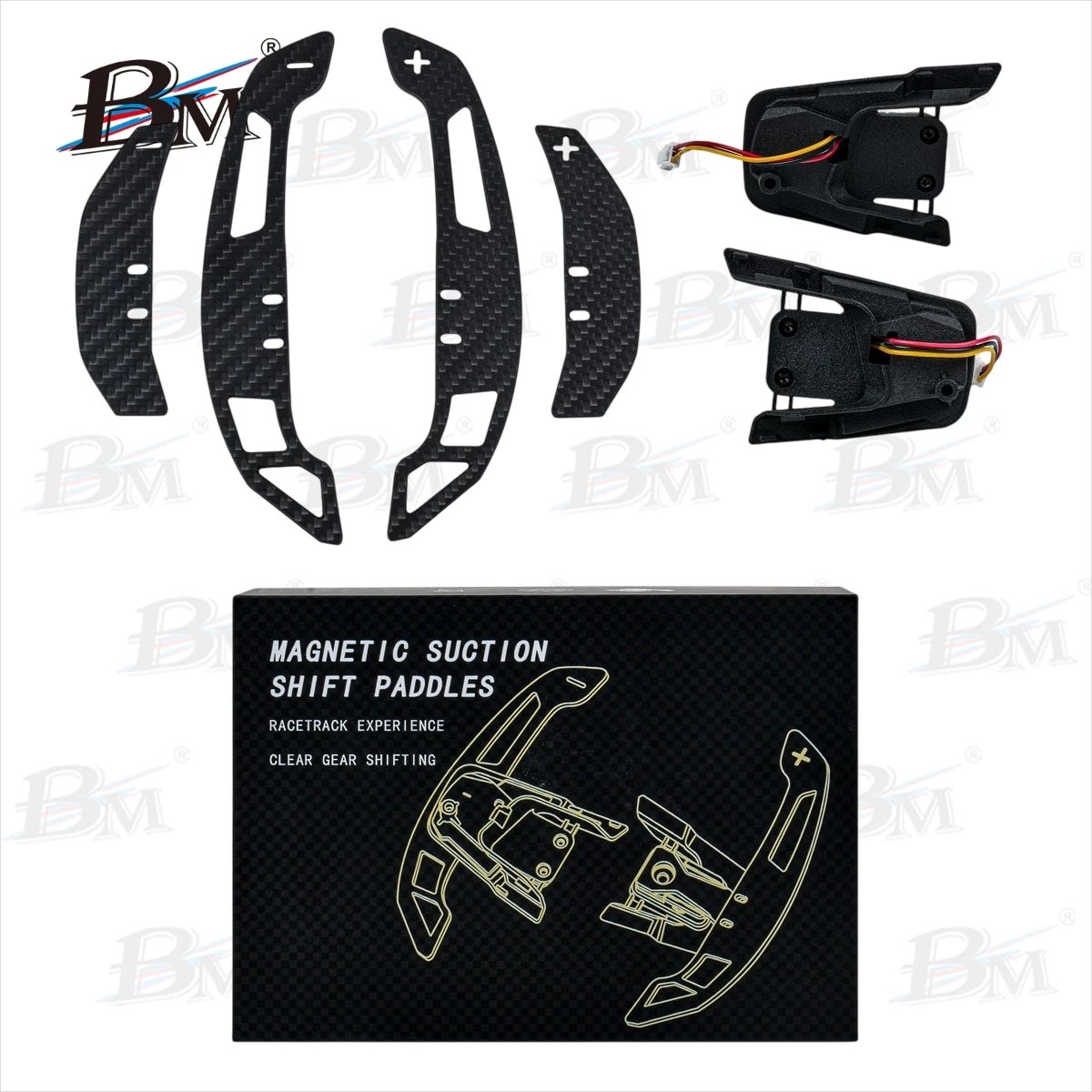 

Steering wheel Magnetic Carbon Fiber Paddle Shifters For Volkswogen Golf MK7 MK7.5 GTI/R Paddle Shifter Extender