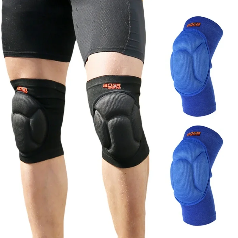 

1Pair Sports Knee Pad Adults Dance Knee Protector Elastic Thicken Sponge Knees Brace Support Workout Training Compression Sleeve