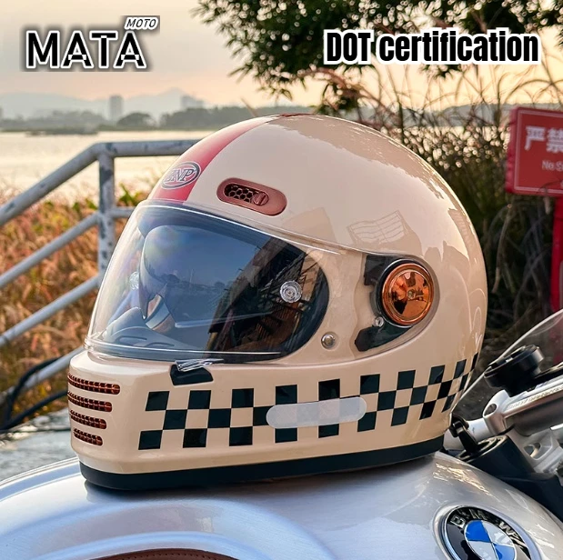 

ZNP Full Face Motorcycle Helmet Racing Moto Helmets DOT Certified Cacso Motorcycle for Adult Men Women with Double Lens