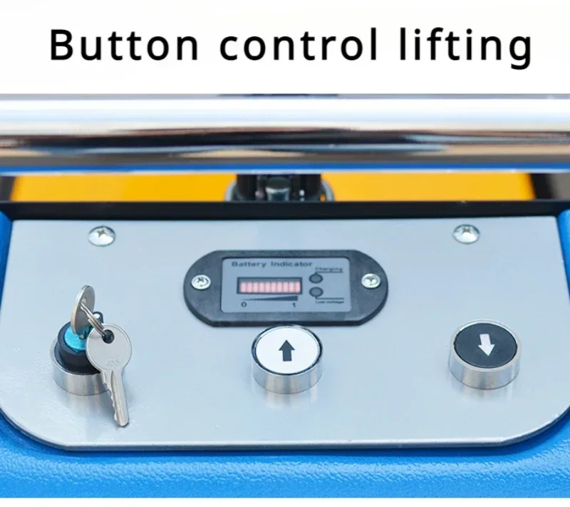 Cheap And Fine Legless Electric Stacker Counterweight Counterweight Light Semi Automatic Hydraulic Forklift Small Loading And Un