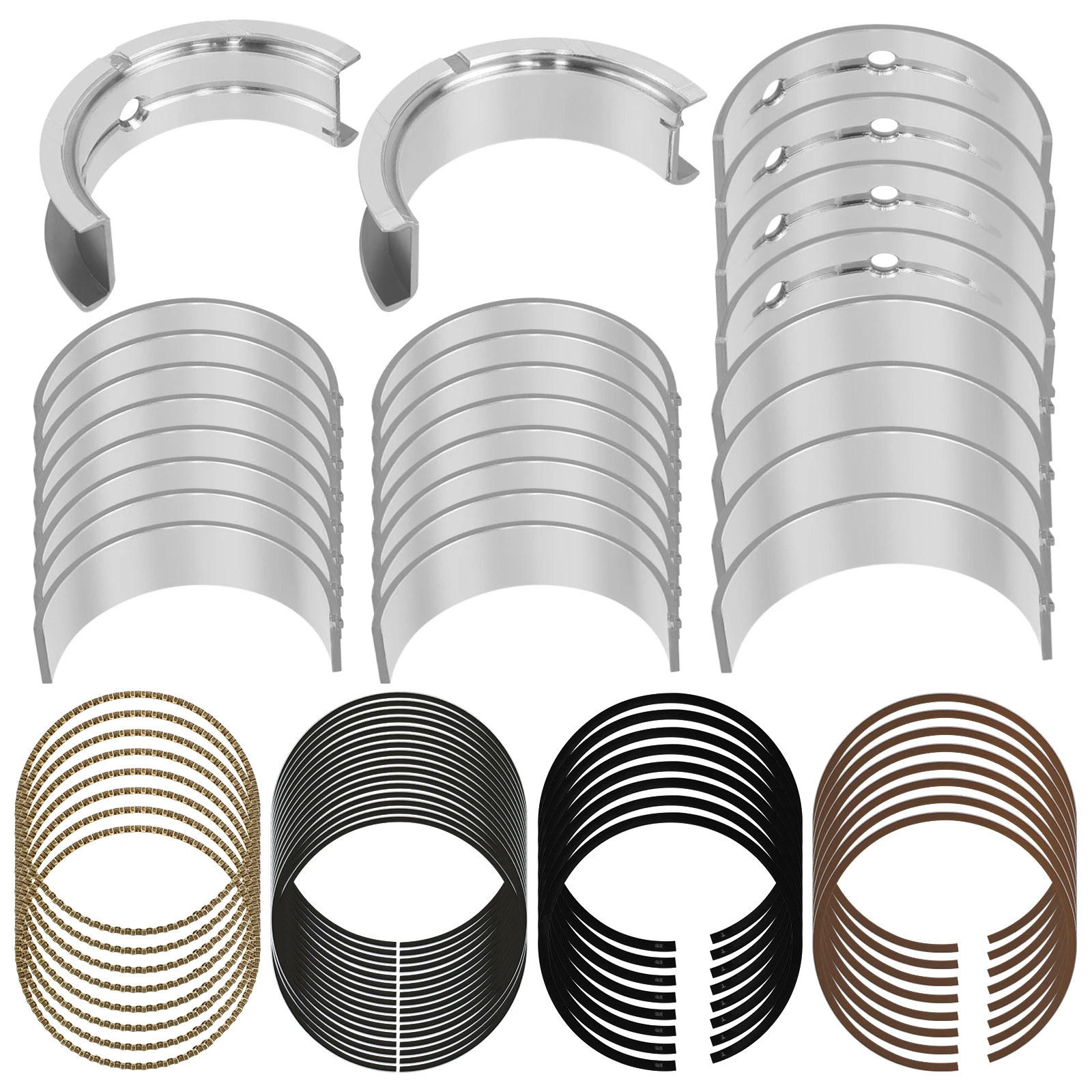 2M4978 Light Truck Engine Main Connecting Rod Bearing Piston Ring For LS Gen III IV 4.8L 5.3L V8 engines For Chevy 4.8 1999-2016