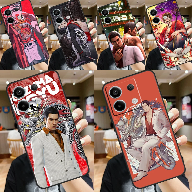 Yakuza 0 Game Funda For Xiaomi Redmi Note 13 Pro 12 11 9 10 Pro 12S 11S 10S Redmi 13 12 10C 12C 13C Case