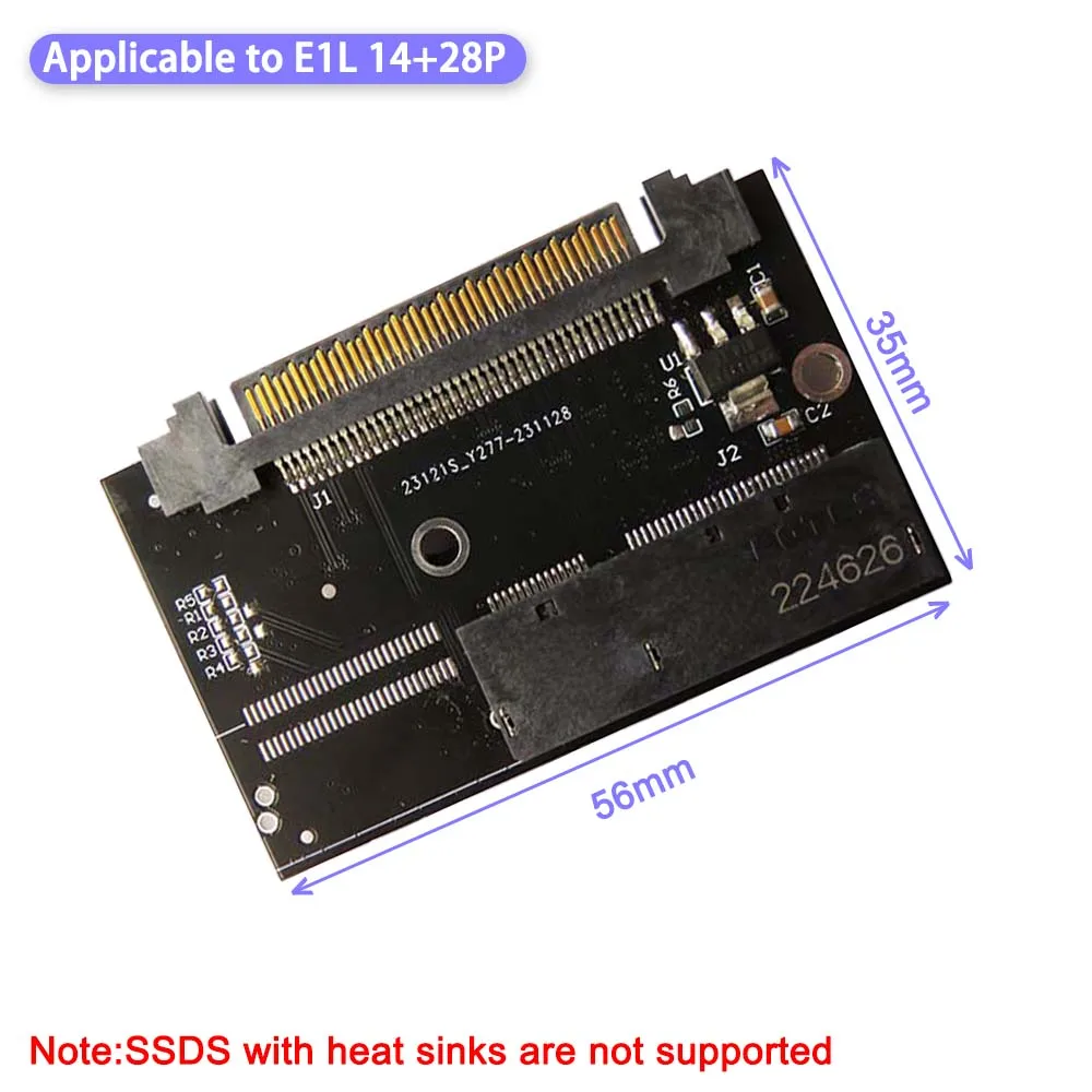 EDSFF E1.S واجهة SSD Gen-Z PCI-E إلى SF-8639 U.2 SSD توسيع محول بطاقة U2 واجهة #4