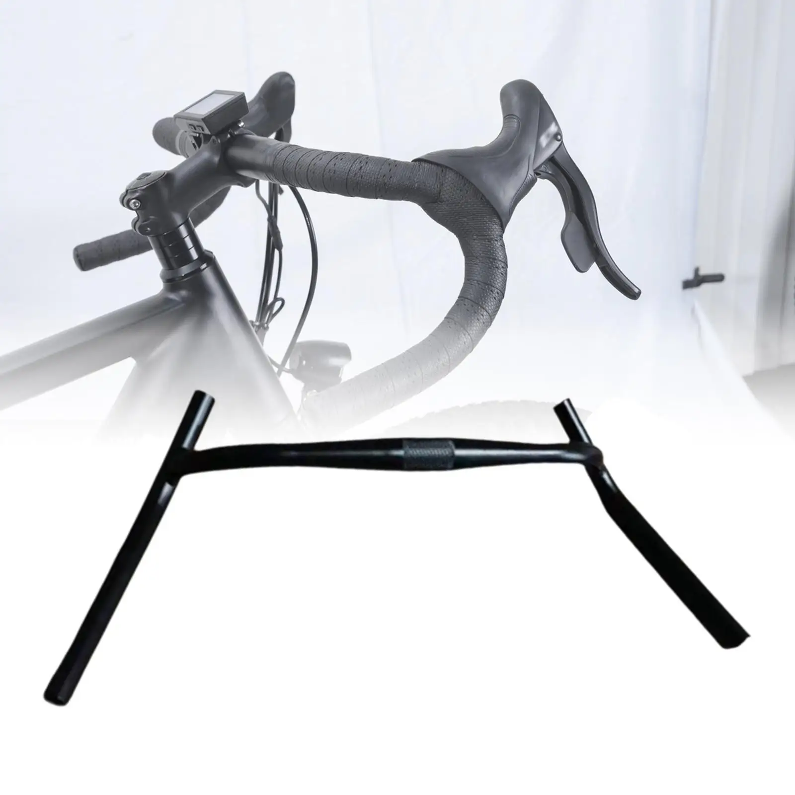 

Bike Handlebar Sturdy Practical Replace Easy to Install Professional Spare Parts for Long Time Riding Accessory Aluminum Alloy