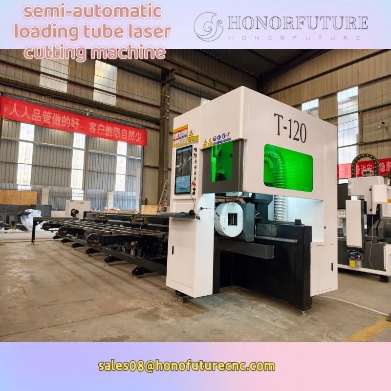 High Speed Fiber Laser Pipe Lazer Cutter Metal Tube Cutting Machine 6m Automatic Feeding Laser Cutting Machine 1.5kw 4000w 6kw