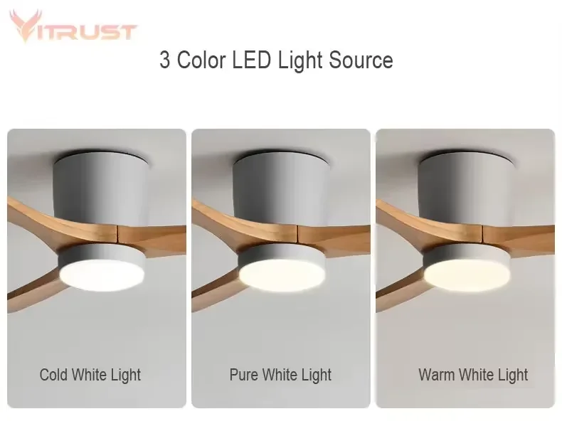 

Современный низкопрофильный потолочный вентилятор с подсветкой, 3 резные лопасти вентилятора из дерева, бесшумный реверсивный двигатель, дистанционное управление, заподлицо