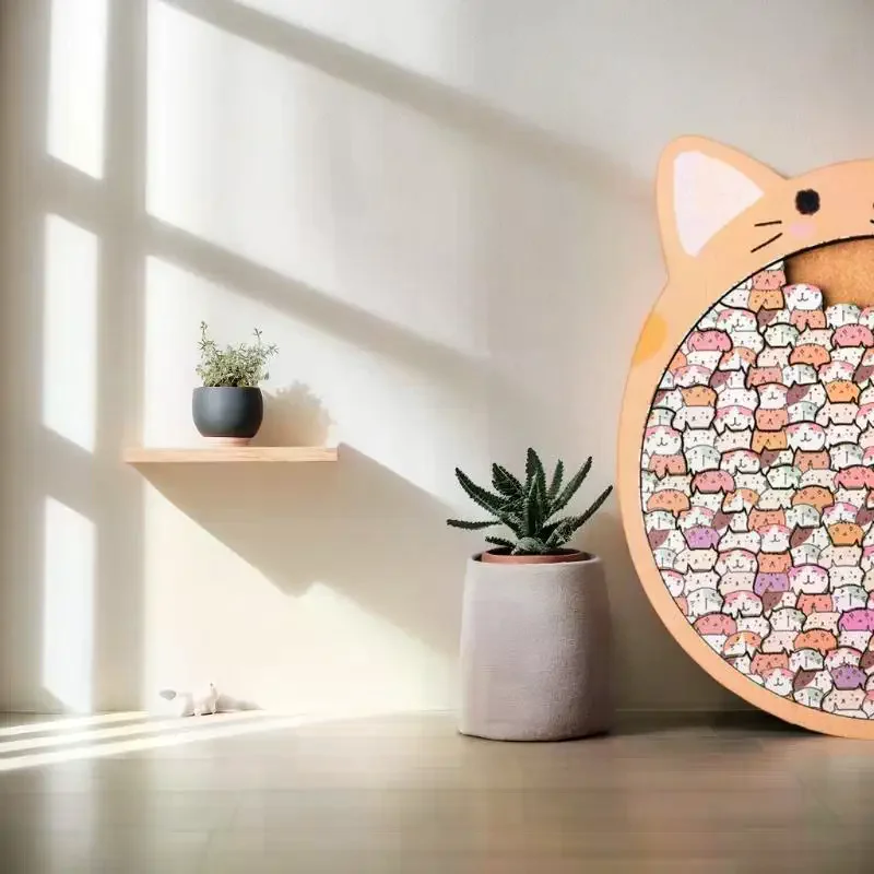 لعبة ألغاز خشبية آسر كيتي؛ أداة تعليمية مسلية؛ خيار مثالي لهدايا عيد الميلاد #6