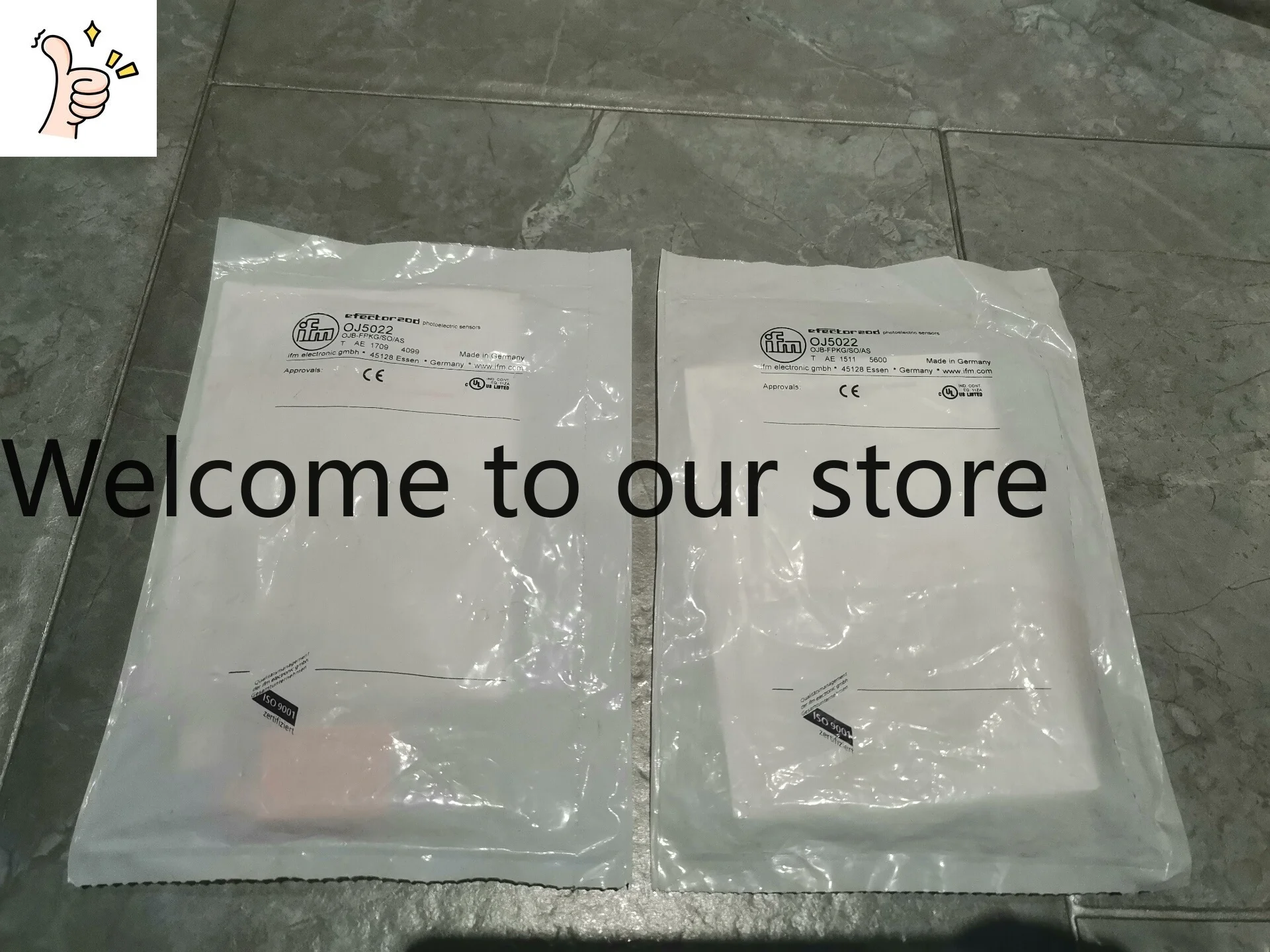New IFM OJ5022 New Diffuse Reflection Sensor, Original And Genuine