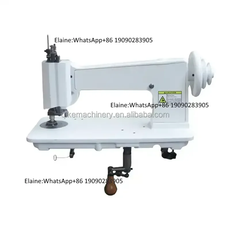 QK-10-1 New Flat-Bed Hand Crank Manual Single Household Sewing Machine Embroidery Machine Chain Stitch Motor - view 5