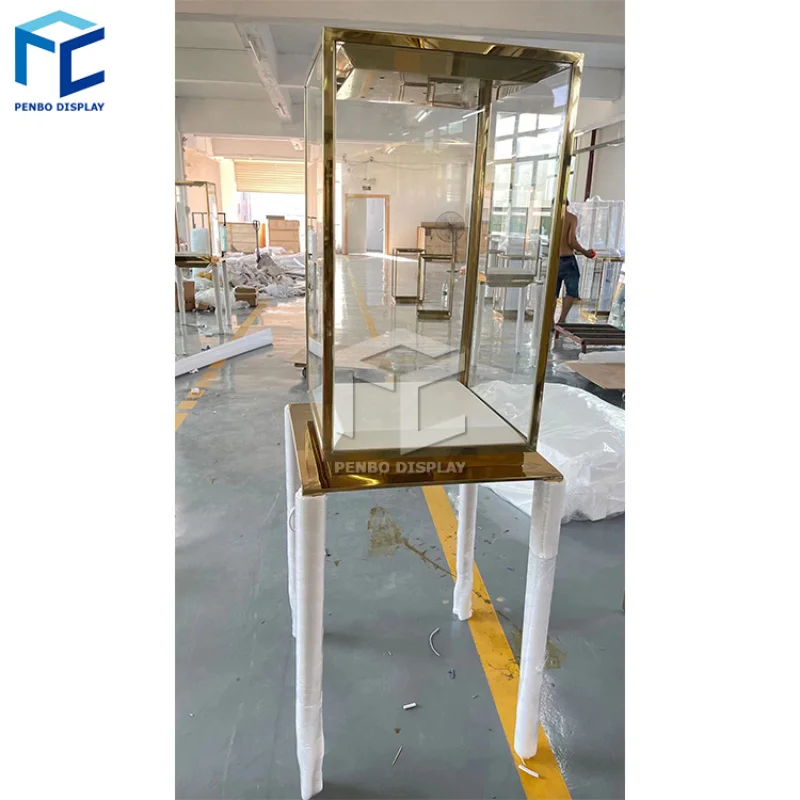 

2025customized.Luxury Glass Jewelry-showcases Custom vanlocy Jewelry Showcase Jewellery Display Cabinet Upright Showca