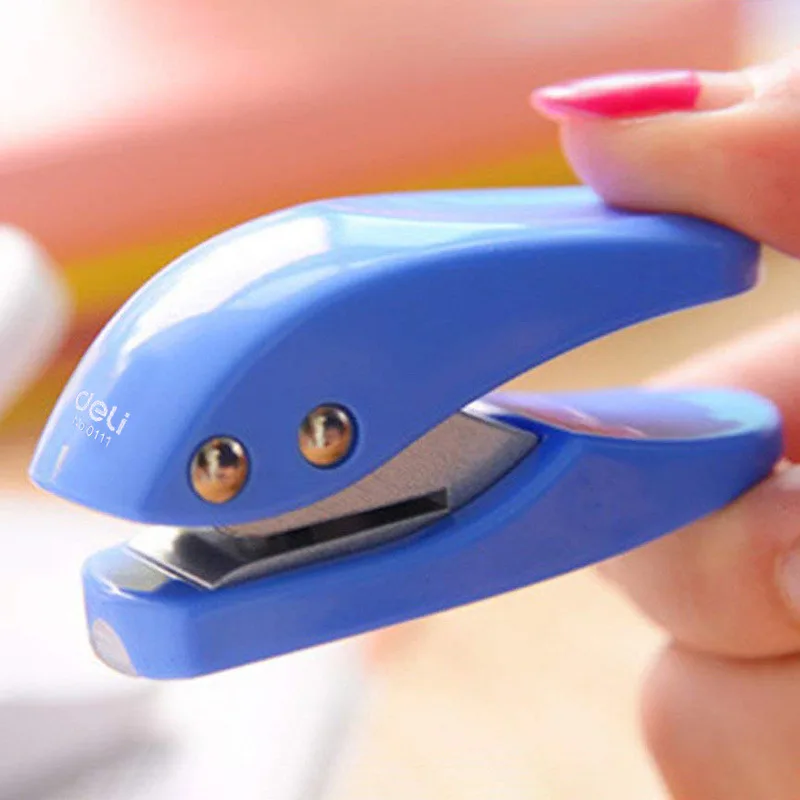 

1 шт., диаметр перфорации 6 мм, глубина бумаги 12 мм, мини-картон, милые перфорированные канцелярские товары, интеграция данных, степлер для переплета