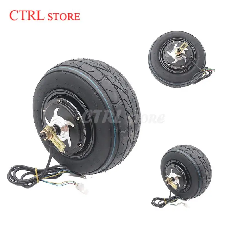 Electric scooter modification parts 10-inch tubeless tires and wheels 10x6.00-6 widened vacuum tires
