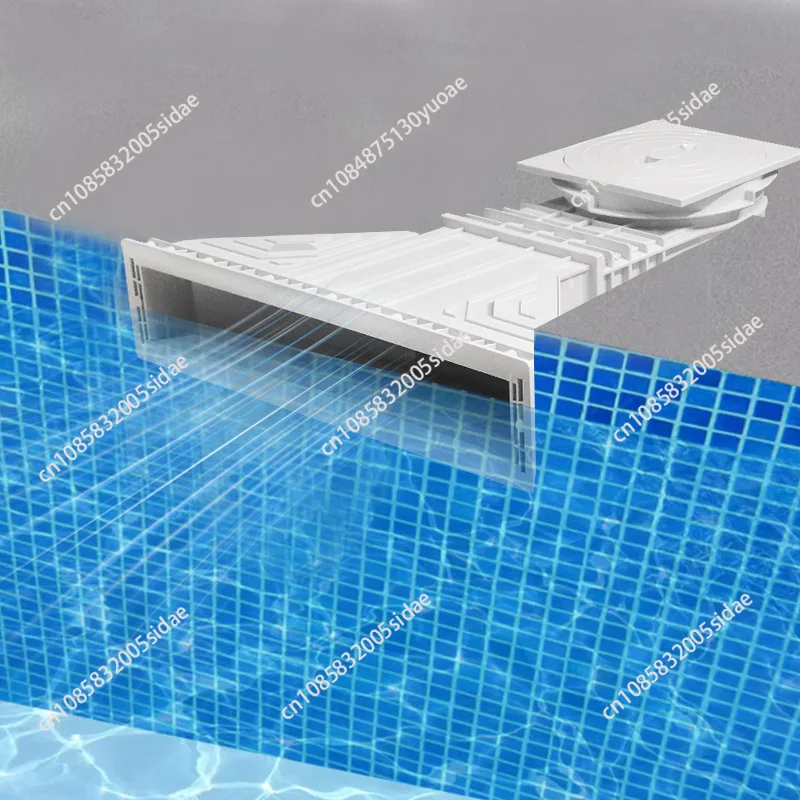 Swimming Pool Surface Skimmer Wide Mouth Blade Impurity Collector Slag Remover Leaf Rake For Outdoor Garden Pool Cleaning