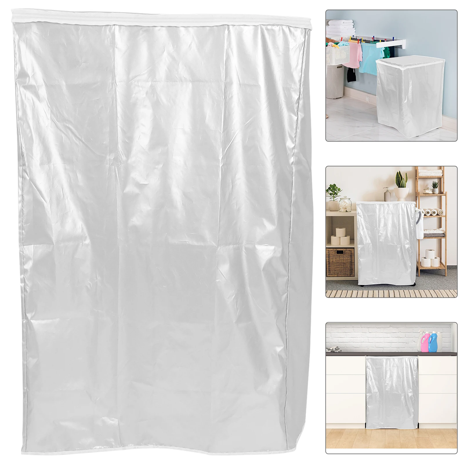 

Top Load Washer Cover Waterproof Sunproof Polyester Washing Machine Protector 40.48x25.55x25.55in Outdoor Dustproof Laundry