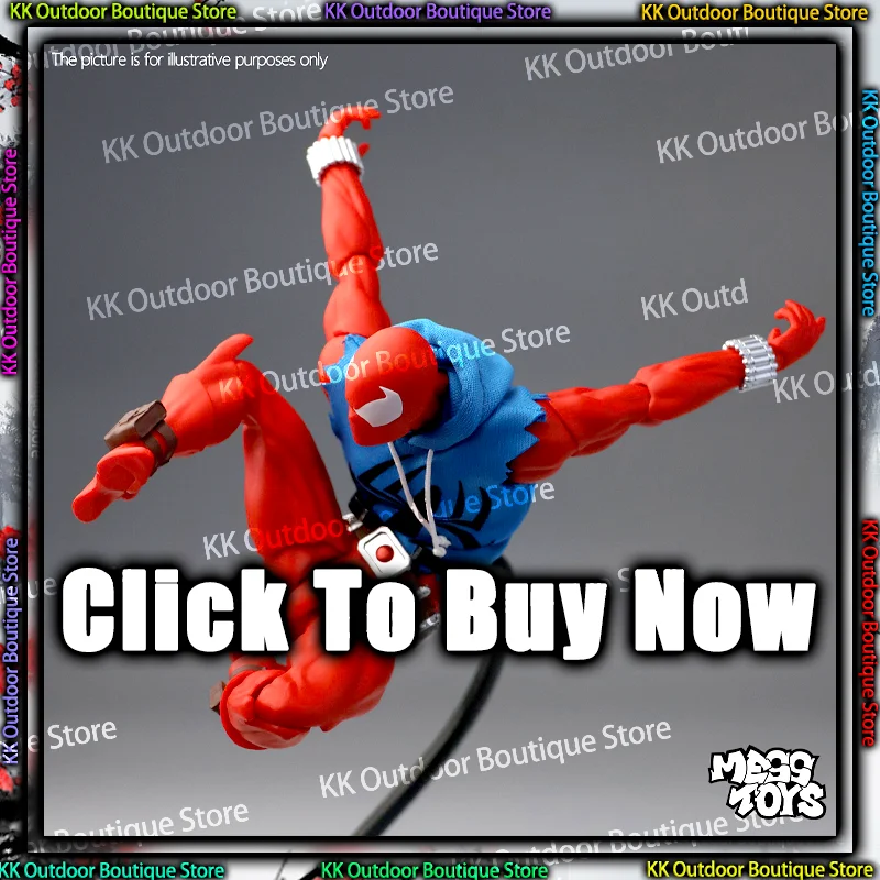 Hot-Nieuwe Puinhoop Speelgoed Scarlet Hero Scarlet Spider Man Messtoys Spiderman Anime Action Figure Beeldje Standbeeld Model Geschenken kinderen Speelgoed