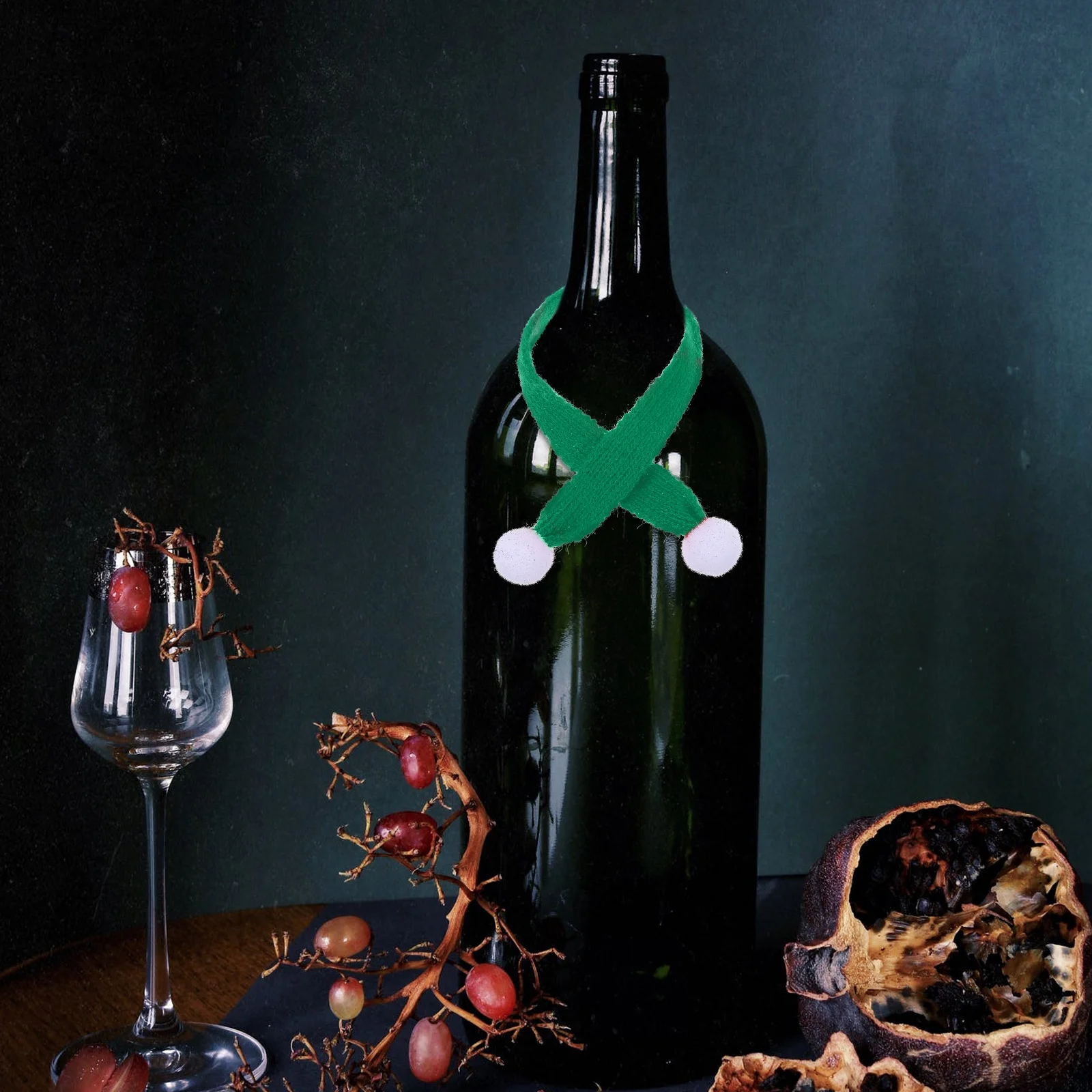 

10Pcs Mini Scarfs Knitted Christmas Scarfs Adorable Delicate Neck Scarves Christmas Supplies for Pet Holiday Party Decoration