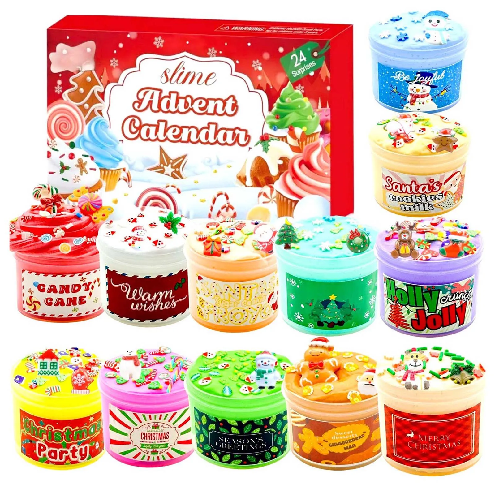Toddler toys 12PCS Advent Calendar 2025 24 Days Of And Charms Kit Christmas Countdown Calendars Gifts For festival plaything