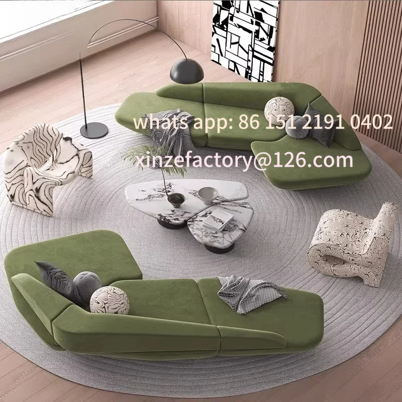 

Customizable Sofa Reception Modern Designer High Quality Room Decor Living Room Sofas Relaxing Leisure Salon Muebl