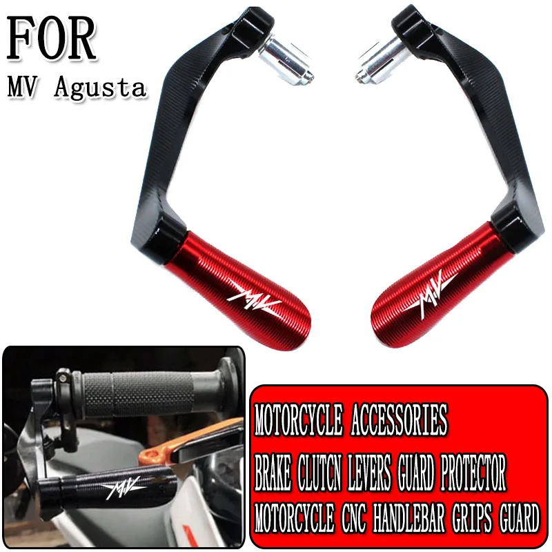 Para MV Agusta F3 675 800 Brutale 800 1000 Turismo Veloce RC empuñaduras de manillar de motocicleta Protector de palancas de embrague de freno Protector