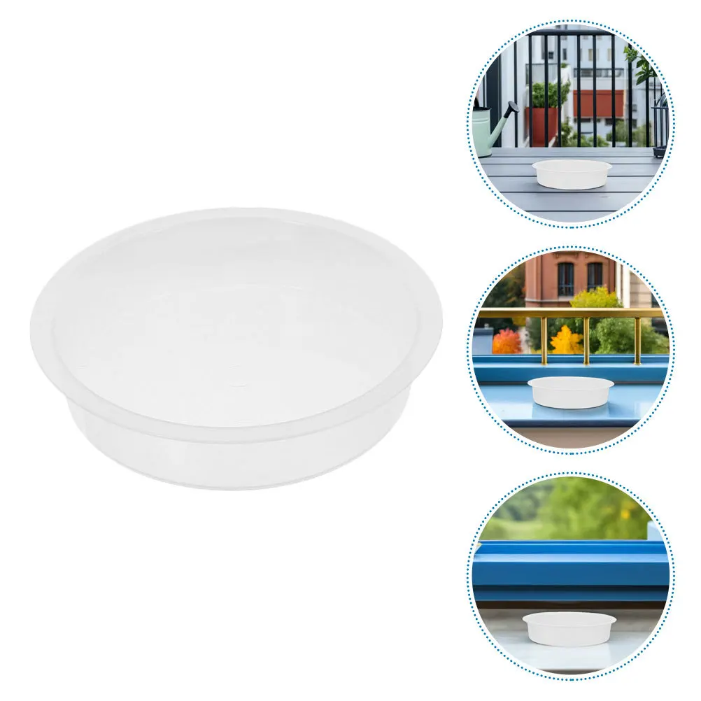 

6Pcs Bird Water Bowl Outdoor Plastic Birdbath Tray Easy Clean Feeding Basin for Garden Patio Balcony Bird Water Bowl