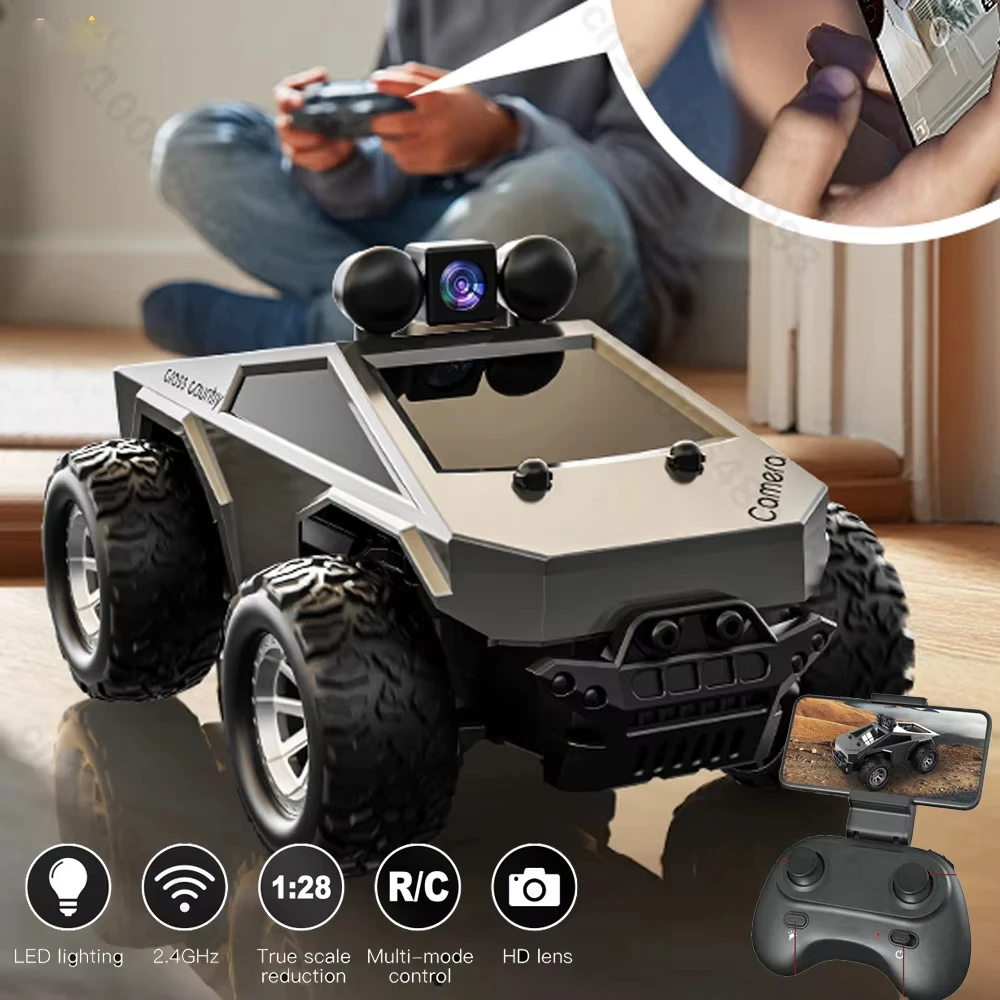 KF29 Camera RC Cars High-speed Car WIFI APP Control 1:28 2.4G Off-road Vehicle Remote Control Car Toy Climbing Eletric Vehicle