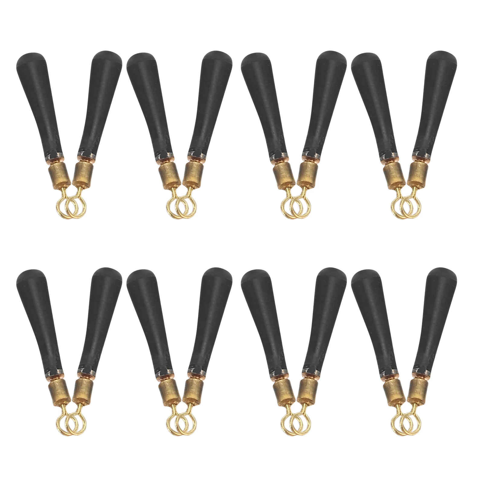 

100Pcs Fishing Drift Float Connector Special Design Avoid Tippet Winding Long Rod Fishing Drift Seat for Stream River Lake Ocean