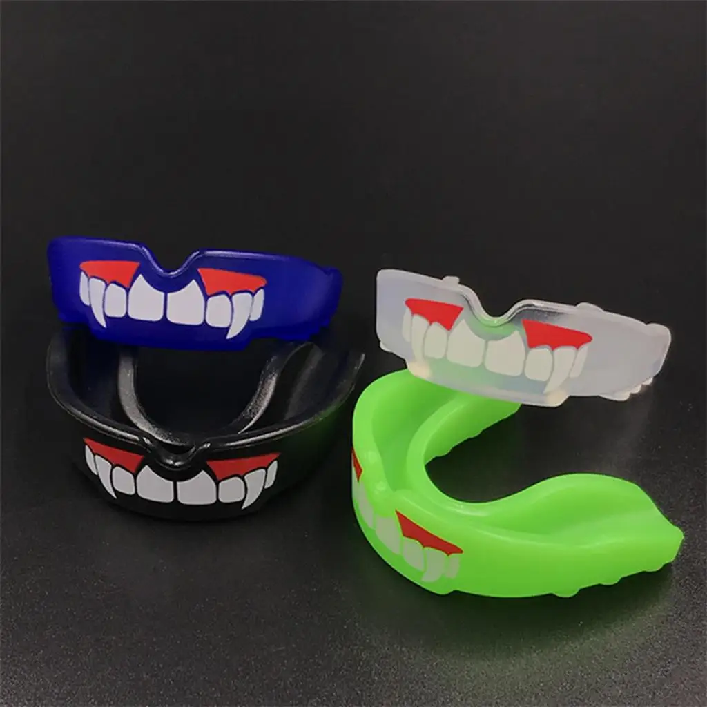 Volwassen Voetbal Taekwondo Boksen Mouth Guard Karate Gumshield Mond Stuk