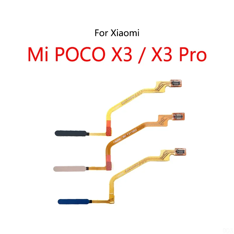 

Home button fingerprint scanner Touch ID menu return sensor flex cable for Xiaomi Mi Poco X3 Pro / X3 NFC Pocophone